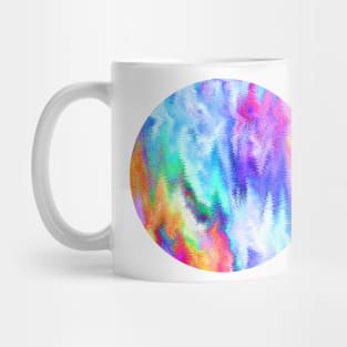 Vibrating Glitch Rainbow Mug